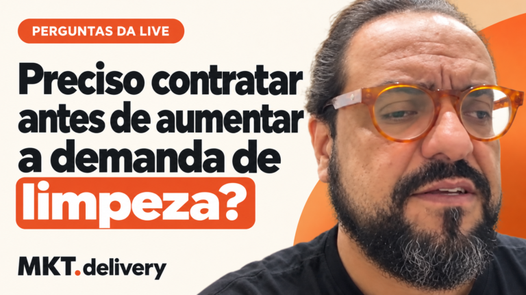Thiago Kuin respondendo à pergunta: Criar demanda para aumentar o ambiente ou criar um ambiente para gerar demanda?