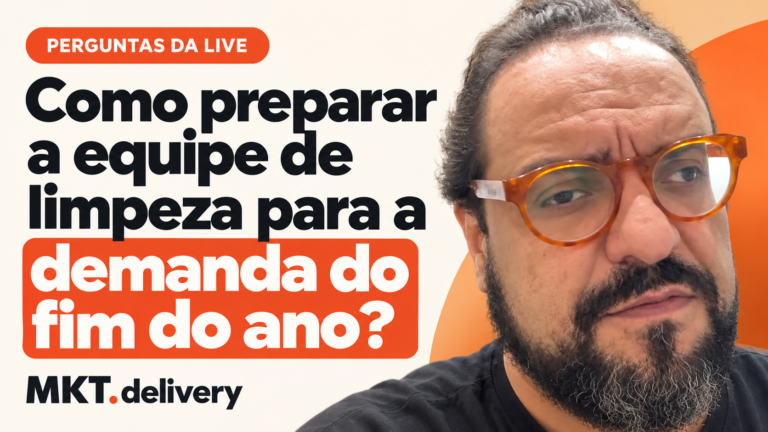 Thiago Kuin respondendo à pergunta: No final do ano aumenta o serviço de limpeza. O que fazer?