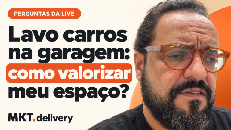 Thiago Kuin respondendo à pergunta: Lavo carros na minha garagem e tenho pouca procura. Será que o problema é o local?