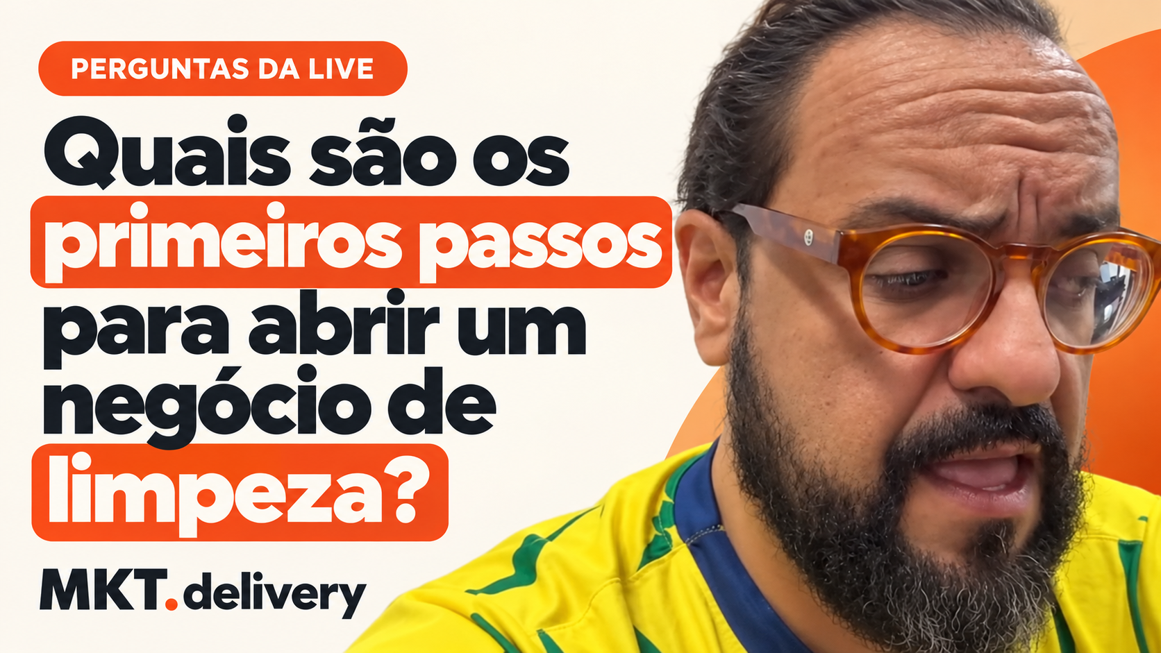 Thiago Kuin respondendo à pergunta: Quais os primeiros passos para montar um negócio de limpeza profissional?