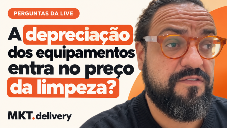 Thiago Kuin respondendo à pergunta: Depreciação é importante na precificação?
