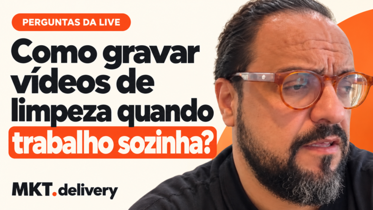 Thiago Kuin respondendo à pergunta: Minha maior dificuldade é filmar quando estou sozinha trabalhando. Tem alguma dica?