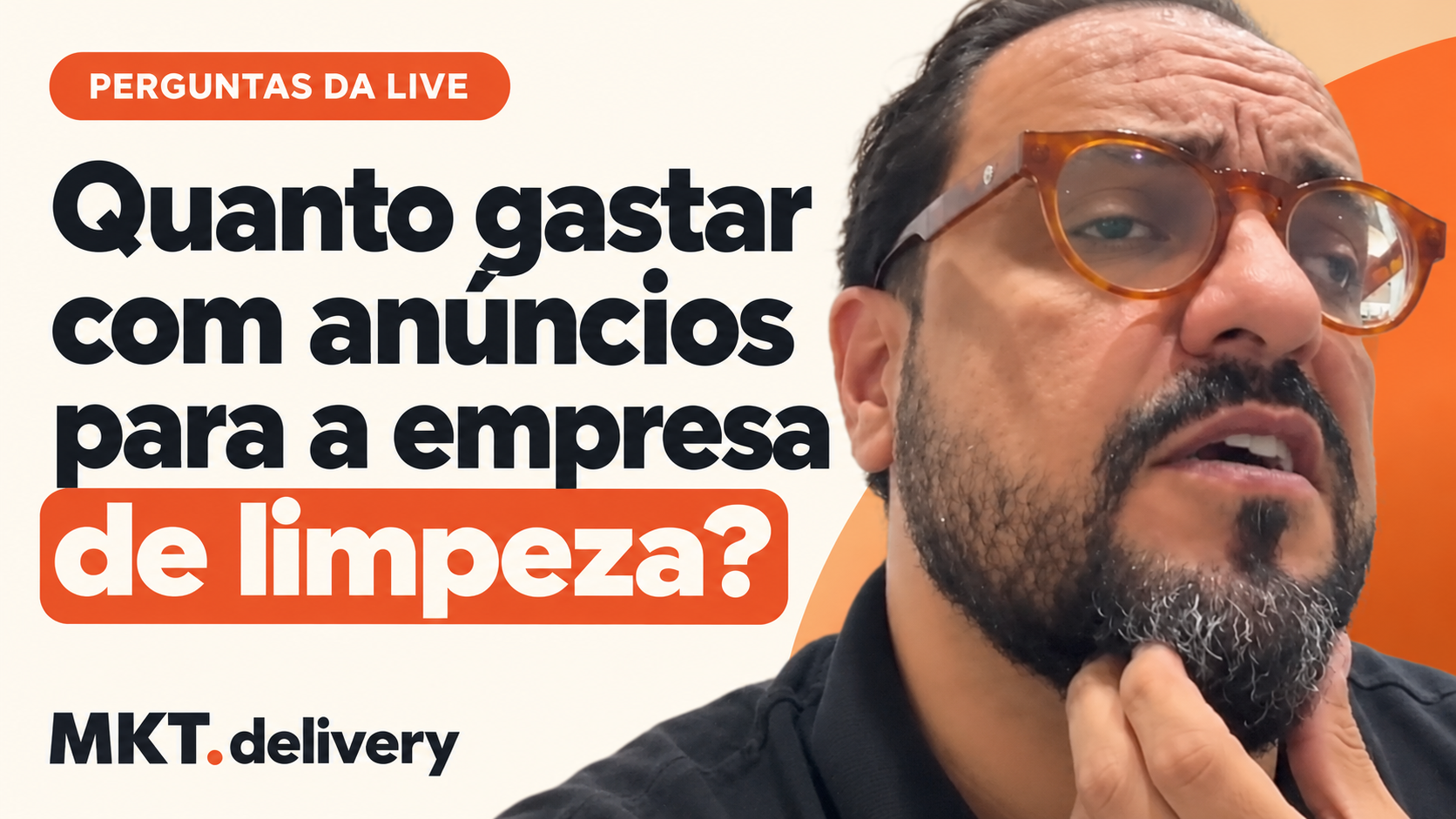 Thiago Kuin respondendo à pergunta: Quanto devo gastar com anuncios para a empresa de limpeza?