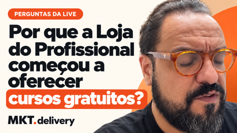 Thiago Kuin respondendo à pergunta: De onde surgiu a ideia de oferecer cursos profissionalizantes gratuitos?