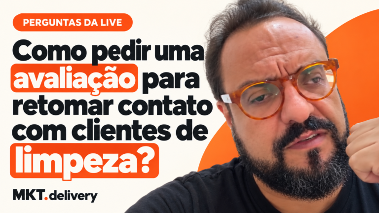Thiago Kuin respondendo à pergunta: Como usar o pedido de avaliação para voltar a conversar com clientes antigos?