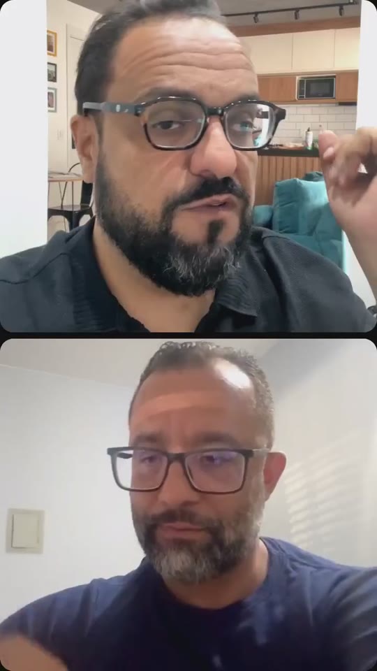 Thiago Kuin e o convidado de Brasília conversando sobre a associação na live de 05/03/2026.