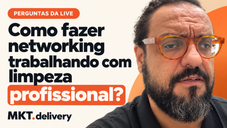 Thiago Kuin respondendo à pergunta: Como fazer networking trabalhando com limpeza profissional?