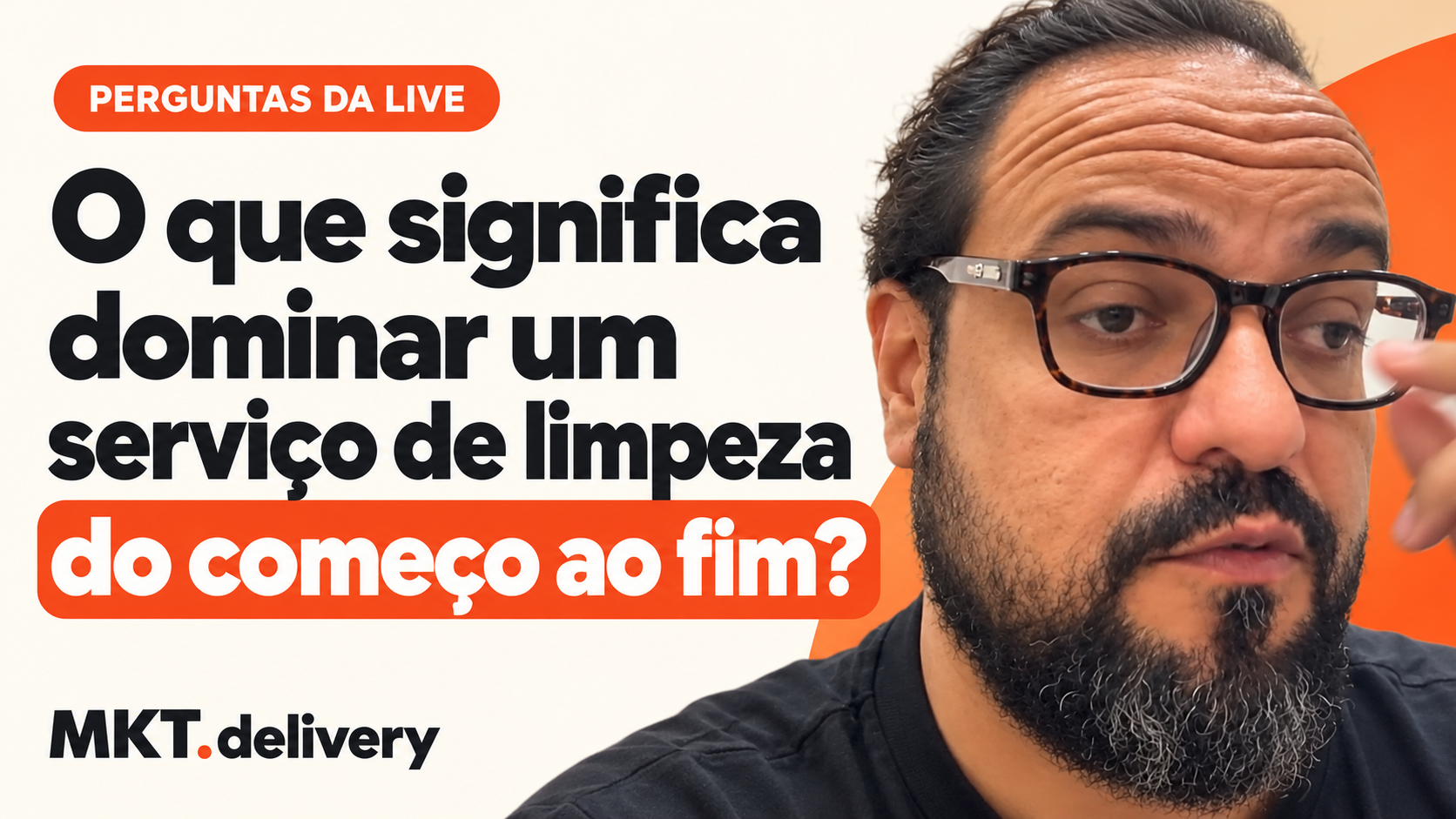 Thiago Kuin respondendo à pergunta: O que significa focar e dominar um serviço do começo ao fim?