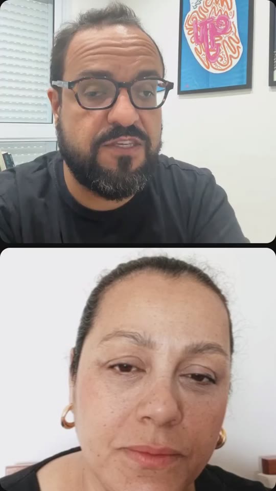 Thiago Kuin e Patrícia conversando sobre indicações na live de 11/12/2025.