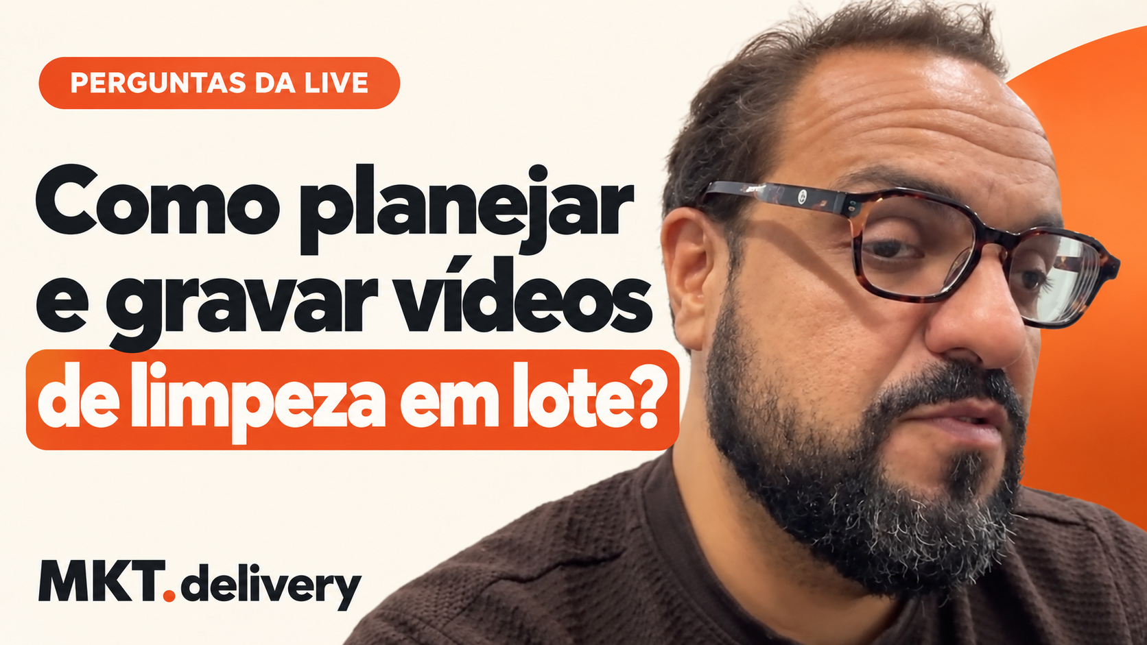 Thiago Kuin respondendo à pergunta: Que tipo de conteúdo fazer e qual a melhor forma de postar sobre higienização de estofados?