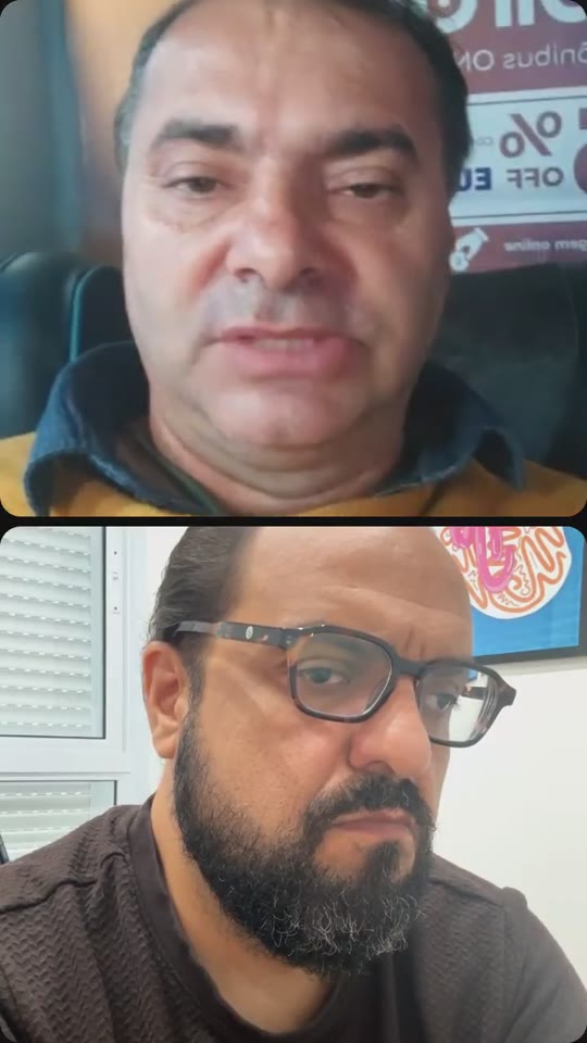 Moisés e Thiago Kuin conversando sobre o valor dos serviços pequenos na live de 02/12/2025.