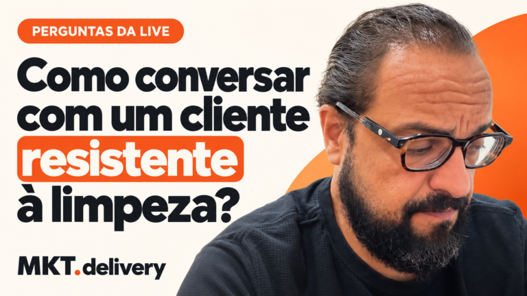 Thiago Kuin respondendo à pergunta: Como lidar com clientes resistentes?