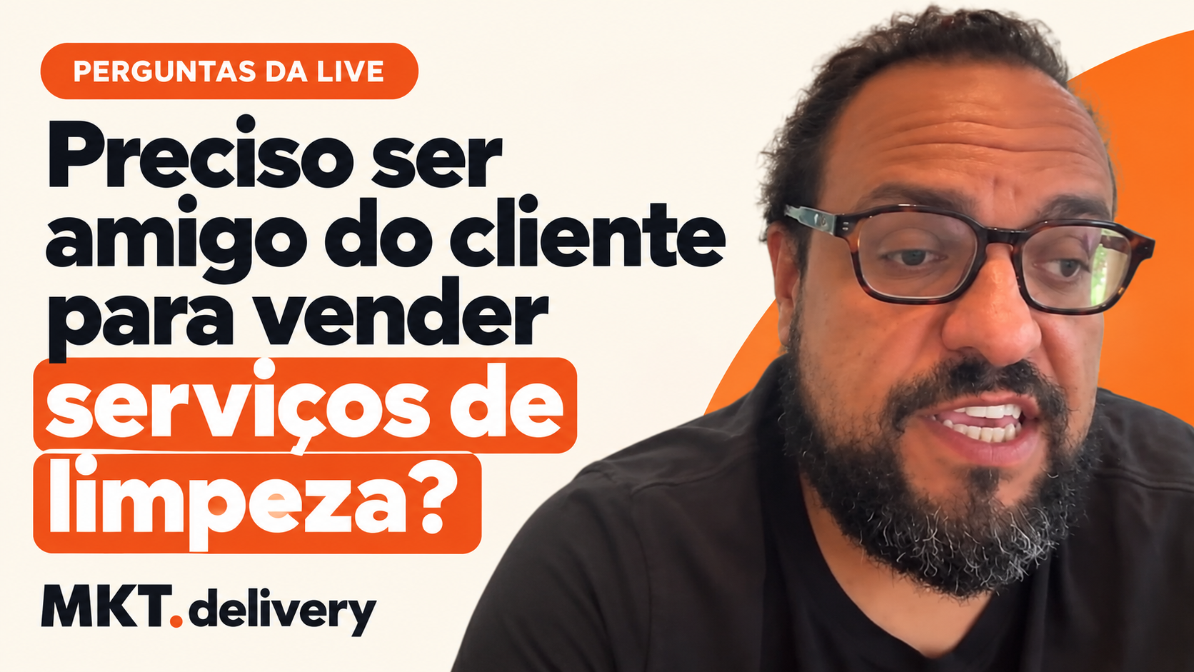 Thiago Kuin respondendo à pergunta: Como separar amizade e relacionamento comercial com o cliente?