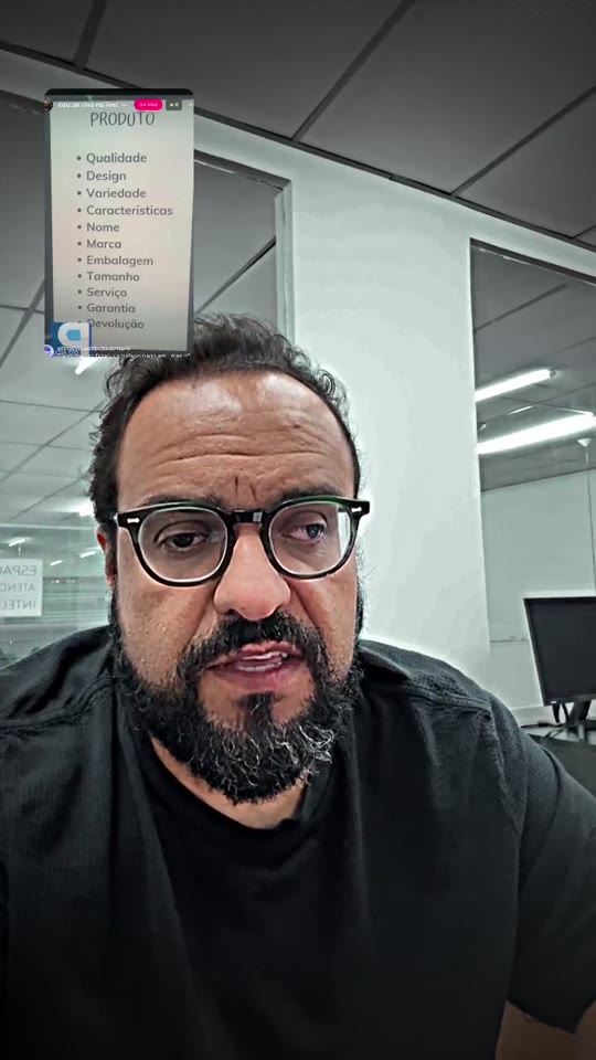 Thiago Kuin respondendo durante a live de 25/09/2025.