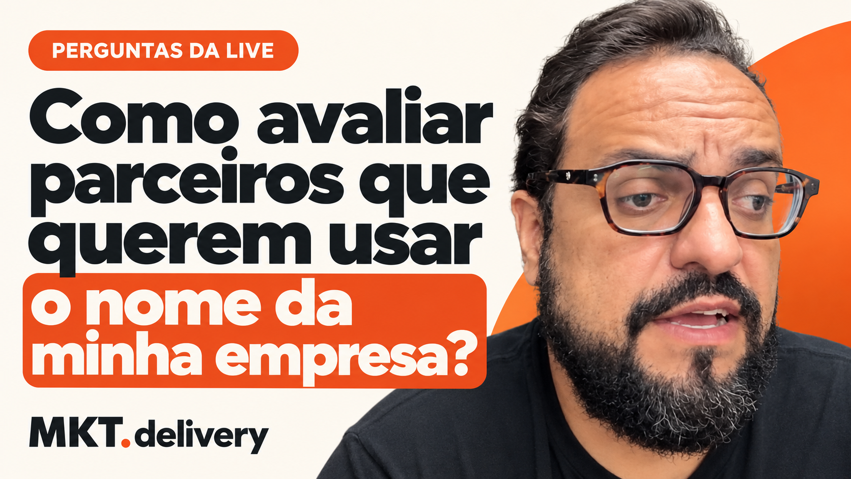 Thiago Kuin respondendo à pergunta: Vale permitir que profissionais iniciantes usem meu nome em uma parceria?