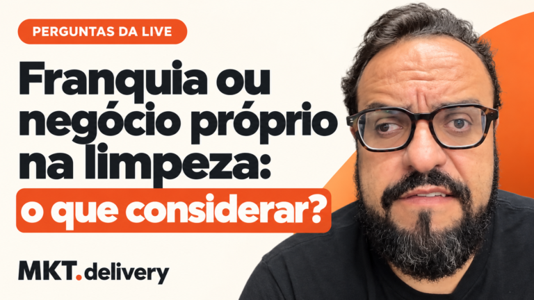 Thiago Kuin respondendo à pergunta: Quem quer montar um negócio deve procurar uma franquia ou começar por conta própria?